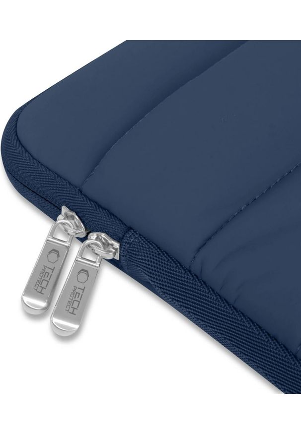 TECH-PROTECT - Etui Tech-Protect Fluffy Laptop 13-14 granatowy. Kolor: niebieski. Materiał: materiał. Styl: elegancki, casual