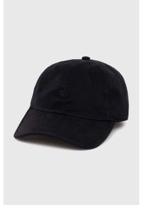 adidas Originals czapka z daszkiem bawełniana kolor czarny gładka. Kolor: czarny. Materiał: bawełna. Wzór: gładki #1