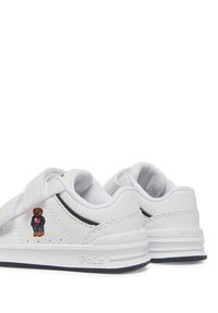 Polo Ralph Lauren Sneakersy Heritage Court IV Ezz Bear RL02931101 Biały. Kolor: biały. Materiał: skóra #3