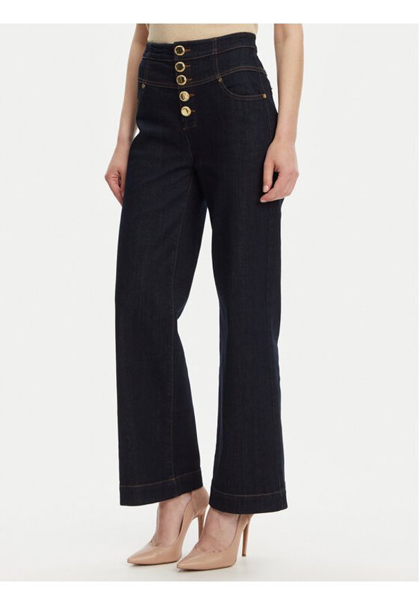 Marciano Guess Jeansy 5YGA00 7347A Granatowy Flare Fit. Kolor: niebieski