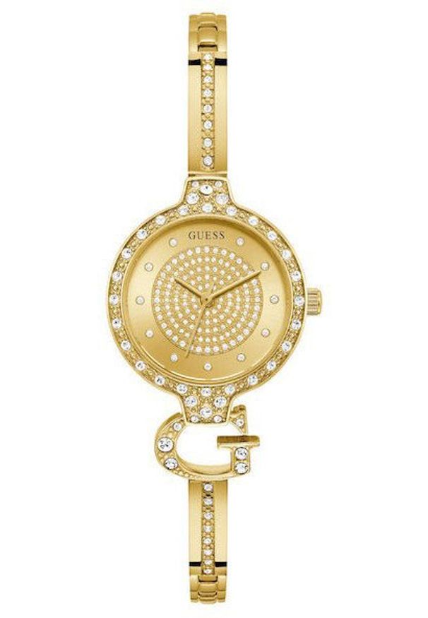 Zegarek damski Guess GW0929L2 CYRKONIE złoty. Kolor: złoty