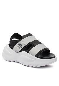 Adidas - adidas Sandały Mehana Sandal Kids ID7910 Szary. Kolor: szary