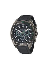 Nautica Zegarek Sporty Chronograph NAPBSS502 Szary. Kolor: szary. Styl: sportowy