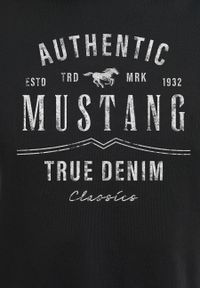 Mustang - MUSTANG ALEX C PRINT MĘSKI T-SHIRT KOSZULKA NADRUK BLACK 1012768 4142. Wzór: nadruk #5