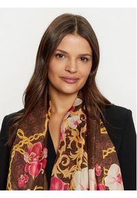 Guess Chusta AW5272 SIL13 Brązowy. Kolor: brązowy. Materiał: jedwab, materiał