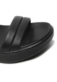 ecco - ECCO Sandały Flowt Wedge Lx W 27330351052 Czarny. Kolor: czarny. Materiał: skóra, nubuk #4