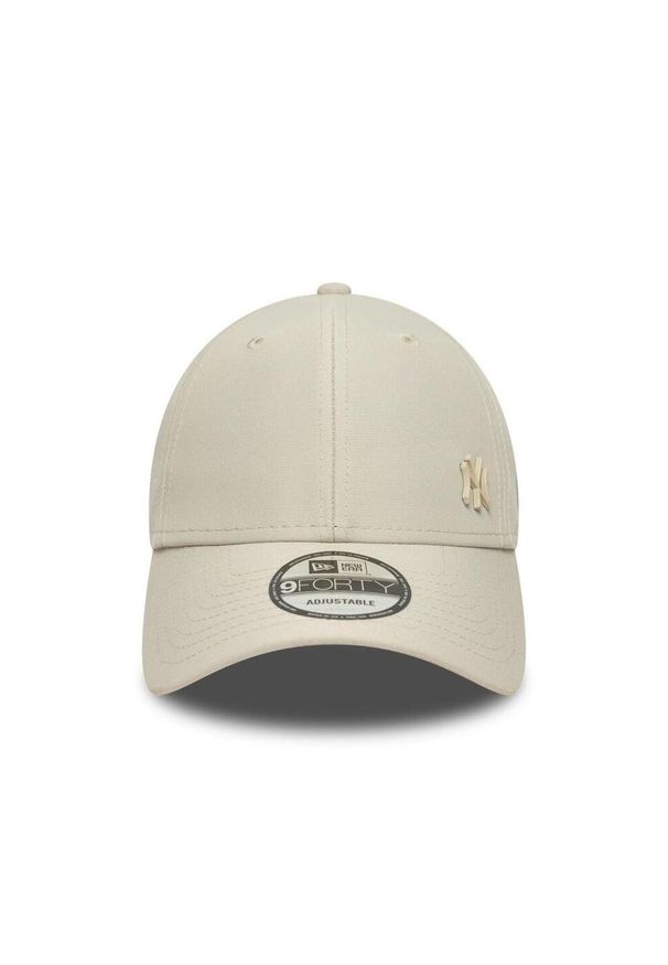 New Era - Czapka baseballowa New York Yankees Tonal Flawless 9forty. Kolor: wielokolorowy, biały, beżowy