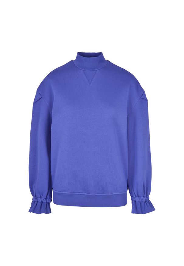 Bluza damska Urban Classics turtleneck crew. Kolor: niebieski