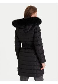 Geox Płaszcz zimowy Catria W5626F T3152 F9000 Czarny Slim Fit. Kolor: czarny. Materiał: syntetyk. Sezon: zima