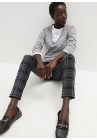 bonprix - Spodnie z dżerseju. Kolor: czarny. Materiał: jersey. Styl: klasyczny #3