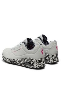 skechers - Skechers Sneakersy Skechers Uno-Loving Love Biały. Kolor: biały. Materiał: skóra #5
