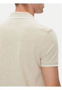 TOMMY HILFIGER - Tommy Hilfiger Polo MW0MW33140 Beżowy Regular Fit. Typ kołnierza: polo. Kolor: beżowy. Materiał: bawełna