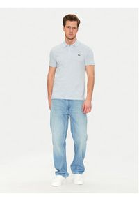 Lacoste Polo PH4012 Błękitny Slim Fit. Typ kołnierza: polo. Kolor: niebieski. Materiał: bawełna #6