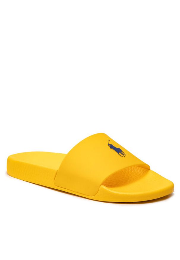 Polo Ralph Lauren Klapki Polo Silde 809860988002 Żółty. Kolor: żółty