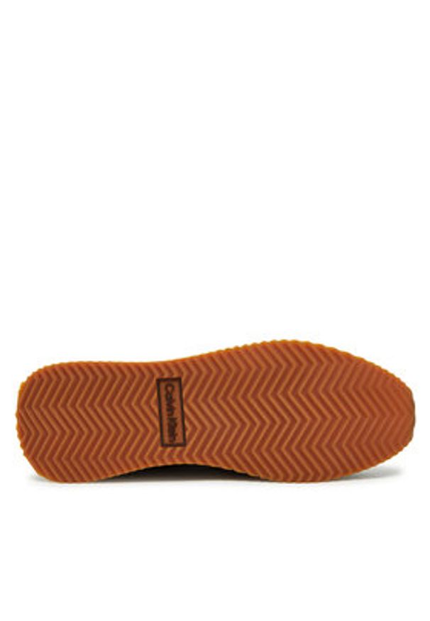Calvin Klein Sneakersy HW0HW02286 Czarny. Kolor: czarny. Materiał: skóra