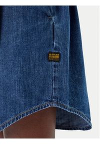 G-Star RAW - G-Star Raw Sukienka jeansowa D26814-D252 Granatowy Regular Fit. Kolor: niebieski. Materiał: bawełna #3