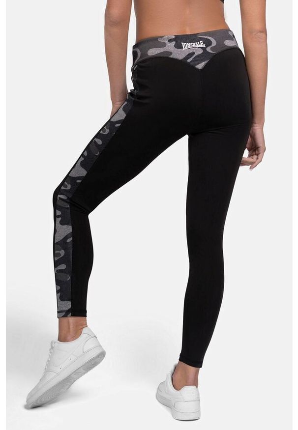 Damskie legginsy Lonsdale Dorrery. Kolor: czarny, wielokolorowy, brązowy, zielony. Sport: joga i pilates