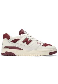 Buty unisex New Balance BB550LEZ – białe. Kolor: biały. Materiał: skóra. Szerokość cholewki: normalna. Sezon: lato #1