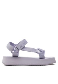 Sandały Calvin Klein Jeans. Kolor: fioletowy