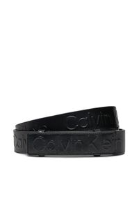 Calvin Klein Pasek Damski Gracie Belt 30Mm K60K611583 Czarny. Kolor: czarny. Materiał: skóra