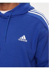Adidas - adidas Bluza Essentials IJ8934 Niebieski Regular Fit. Kolor: niebieski. Materiał: bawełna #4