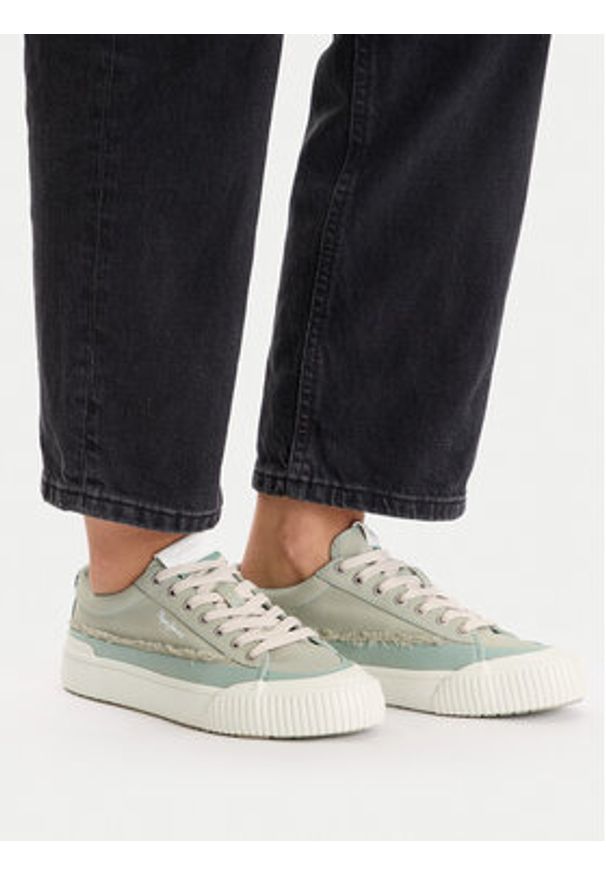 Pepe Jeans Tenisówki Ben Fresh W PLS31589 Zielony. Kolor: zielony. Materiał: materiał