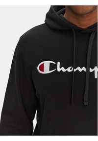 Champion Bluza 220726 Czarny Slim Fit. Kolor: czarny. Materiał: bawełna #5