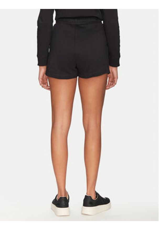 Guess Jeans Szorty sportowe W5GD0O K68I4 Czarny Relaxed Fit. Kolor: czarny. Materiał: bawełna