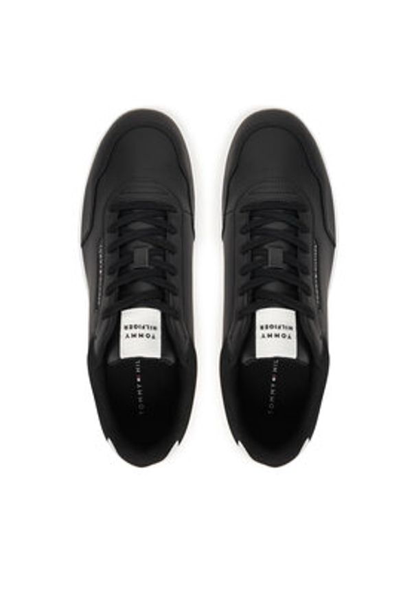 TOMMY HILFIGER - Tommy Hilfiger Sneakersy Basket Core Lite Lth FM0FM05868 Czarny. Kolor: czarny. Materiał: skóra