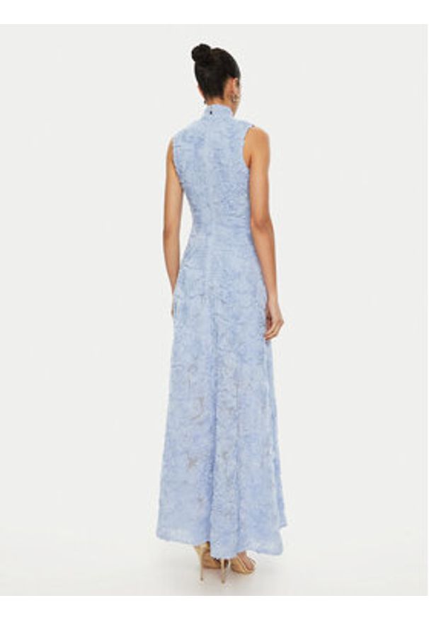 ROTATE Sukienka wieczorowa 113617 Niebieski Regular Fit. Kolor: niebieski. Materiał: syntetyk. Styl: wizytowy