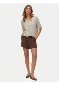 Vero Moda Koszula Rosie 10346914 Beżowy jasny Loose Fit. Kolor: beżowy. Materiał: wiskoza #4
