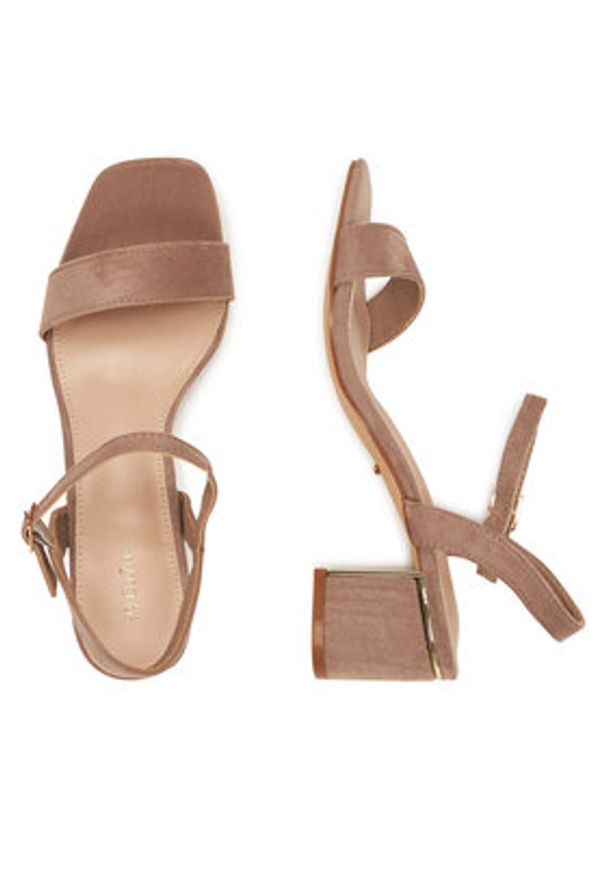 DeeZee Sandały F885-1 Brązowy. Kolor: brązowy. Materiał: materiał