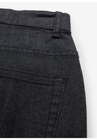 bonprix - Dżinsy o kroju extra loose fit z prostymi nogawkami i regulowanym pasem. Kolor: szary #3