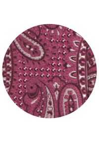 Męski Krawat - Fuksja Festiwal, Orientalny Wzór - Alties. Kolor: różowy. Materiał: tkanina. Styl: elegancki, wizytowy #3
