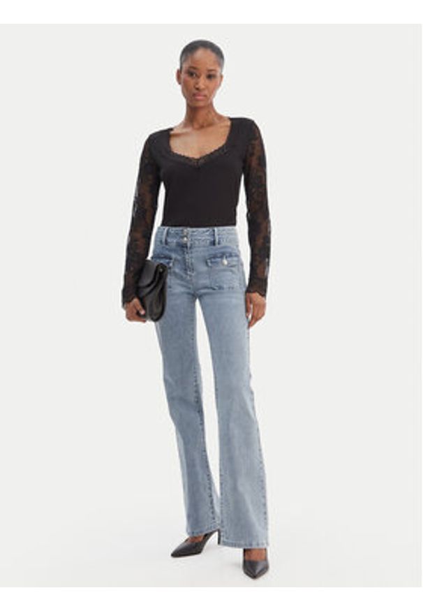 Morgan Jeansy 241-POLEN1 Niebieski Bootcut Fit. Kolor: niebieski