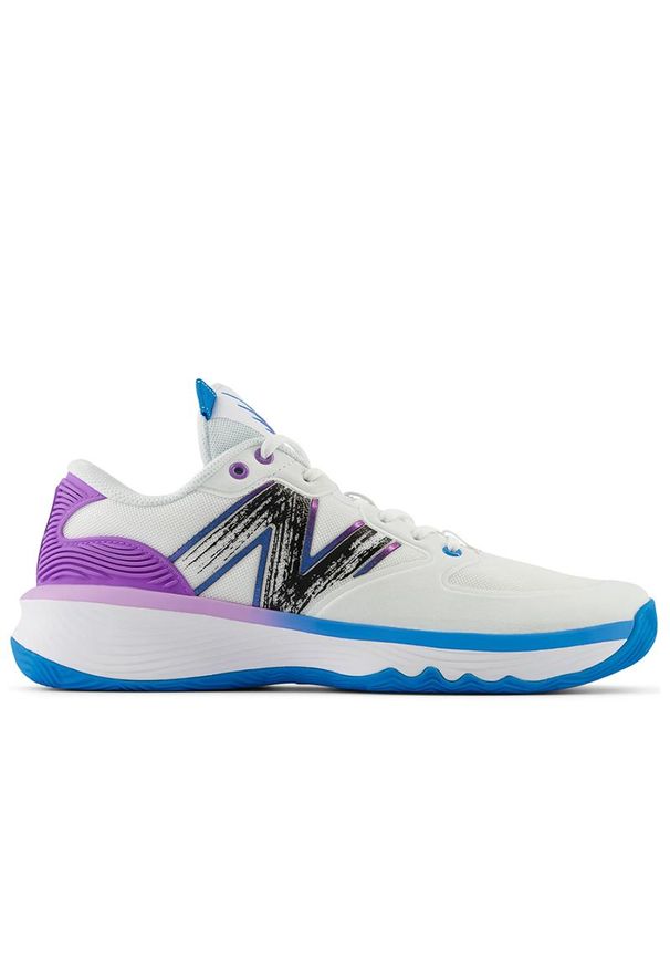 Buty New Balance BBHSLW1 - białe. Kolor: biały. Materiał: guma, materiał, syntetyk. Szerokość cholewki: normalna. Sport: bieganie, koszykówka, fitness