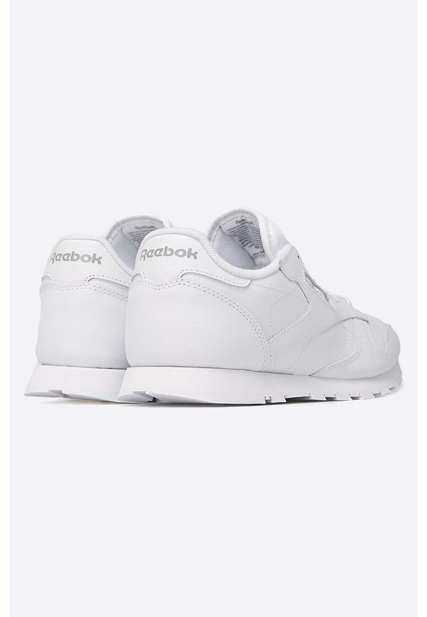 Reebok Classic - Buty. Nosek buta: okrągły. Kolor: biały. Model: Reebok Classic