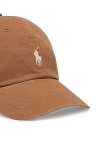 Polo Ralph Lauren Czapka z daszkiem 211912843053 Brązowy. Kolor: brązowy. Materiał: bawełna, materiał