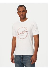 Jack & Jones T-Shirt Grayson 12288377 Biały Regular Fit. Kolor: biały. Materiał: bawełna #1