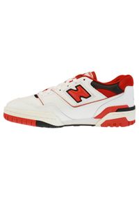 Buty do chodzenia męskie New Balance 550. Kolor: biały, czerwony, wielokolorowy. Sport: turystyka piesza