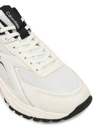 Calvin Klein Sneakersy Hike Run Ckstripe Mesh HW0HW03002 Biały. Kolor: biały. Materiał: materiał. Sport: bieganie #4