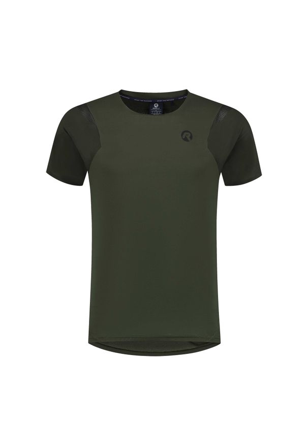 ROGELLI - Koszulka rowerowa męska MTB Rogelli Advntr Distance. Kolor: zielony. Sport: kolarstwo
