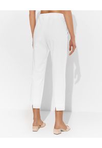 PESERICO - Białe spodnie 7/8. Kolor: biały #4