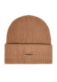 Pinko - PINKO Czapka Bosnia 105993 A2Z4 Brązowy. Kolor: brązowy. Materiał: wiskoza #1