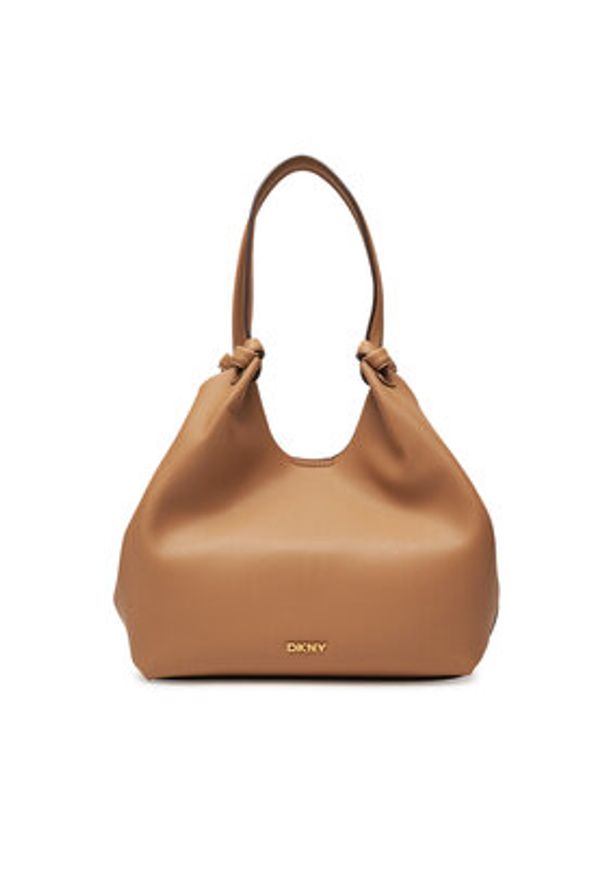DKNY Torebka R42BAE49 Brązowy. Kolor: brązowy. Materiał: skórzane
