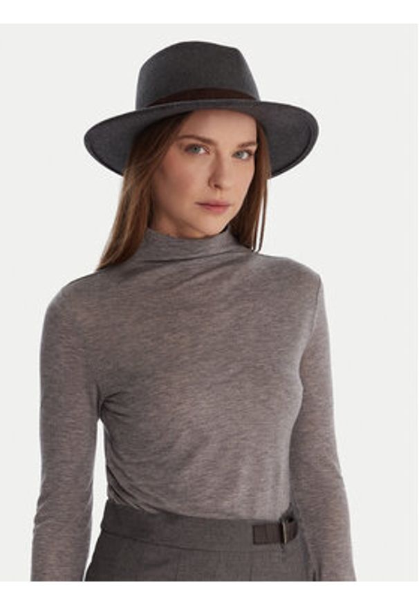 Weekend Max Mara Kapelusz Ciad 2525576055 Szary. Kolor: szary. Materiał: wełna