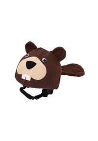 CASCO - Czapka / nakładka na kask narciarski BÓBR. Kolor: brązowy. Sezon: zima. Styl: sportowy #1