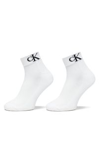 Skarpety krótkie Calvin Klein Jeans. Kolor: biały