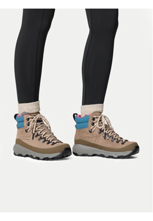 columbia - Columbia Trekkingi Newton Alpine PT™ 2128851 Brązowy. Kolor: brązowy. Materiał: skóra, zamsz