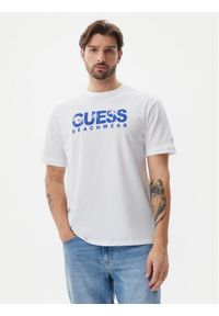 Guess T-Shirt F5GI11 I3Z14 Biały Oversize. Kolor: biały. Materiał: bawełna